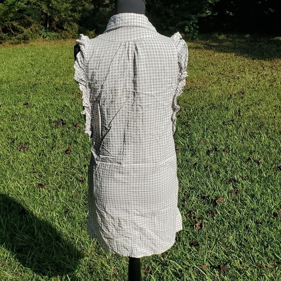 Checkered Quicksilver mini dress EUC medium - Picture 4 of 6